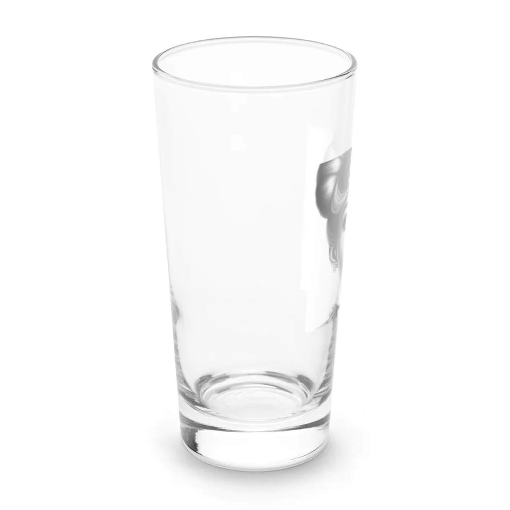 aoyama1964の驚く女性 Long Sized Water Glass :left