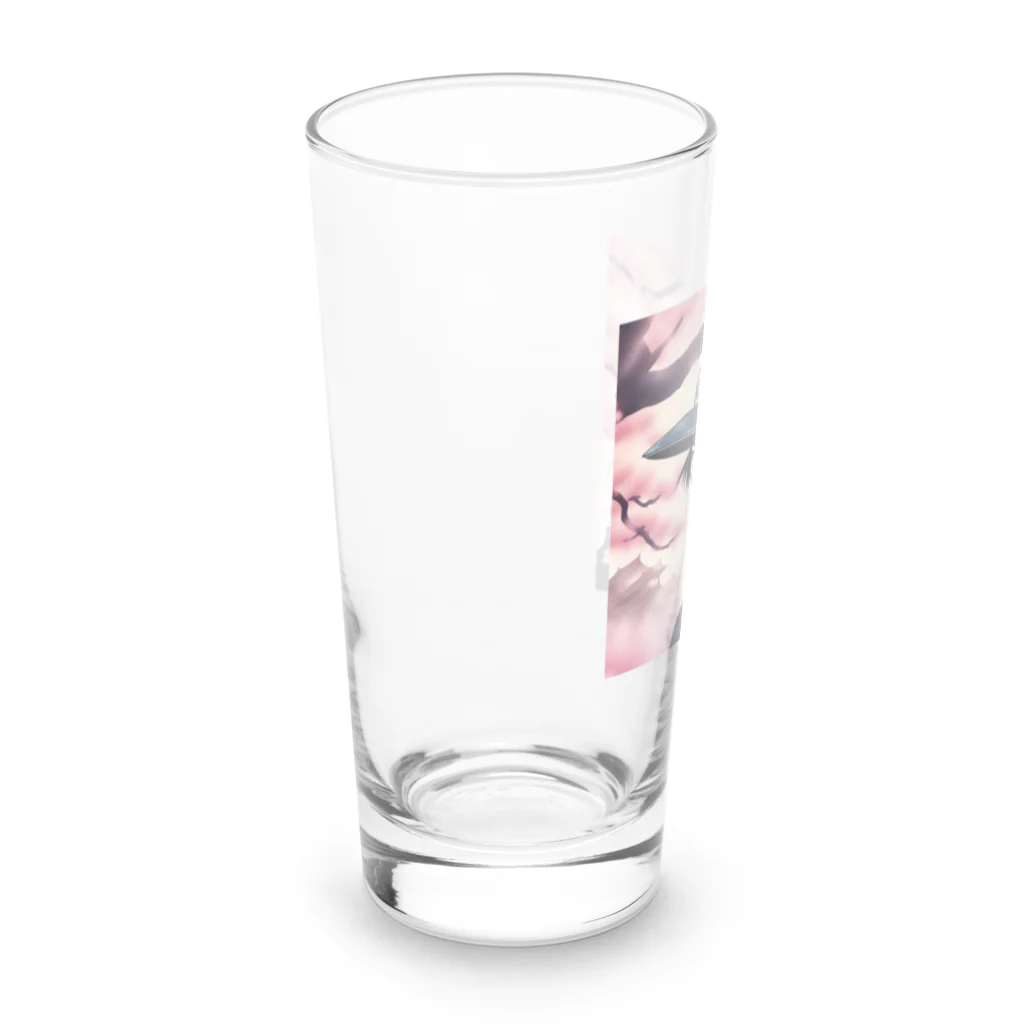 samurai-isの桜とサムライ Long Sized Water Glass :left