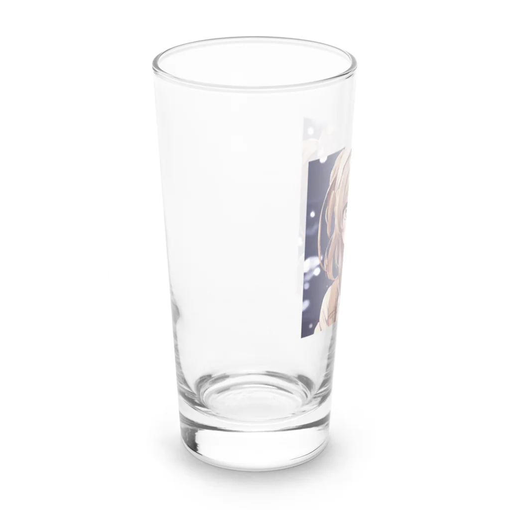 アポロンさんのお店の彼女の笑顔が輝くアートコレクション Long Sized Water Glass :left