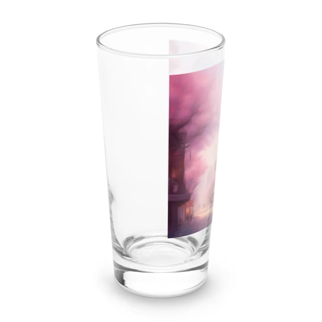 hanabi871の街 Long Sized Water Glass :left