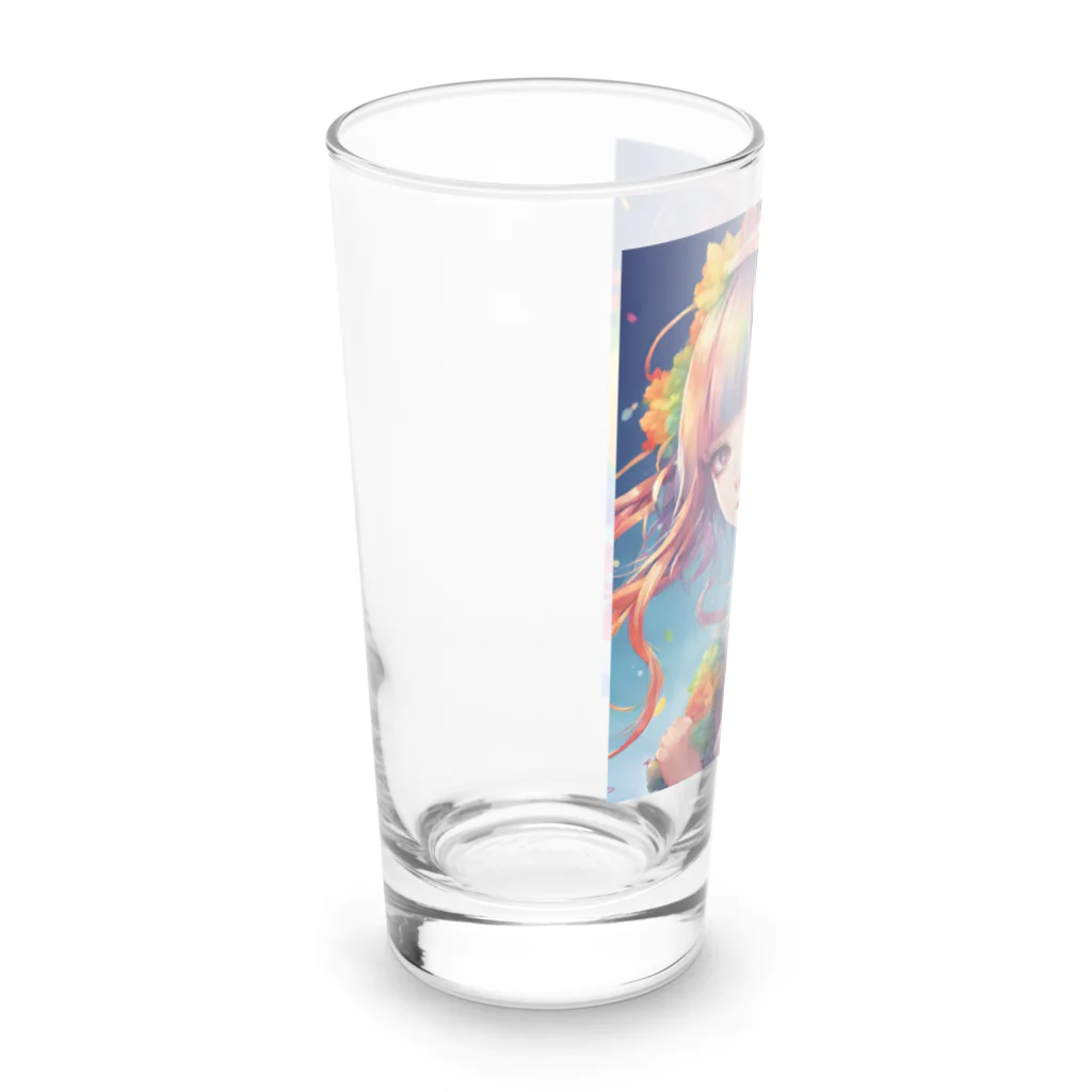 MUSE projectの未来形レインボーガール Long Sized Water Glass :left