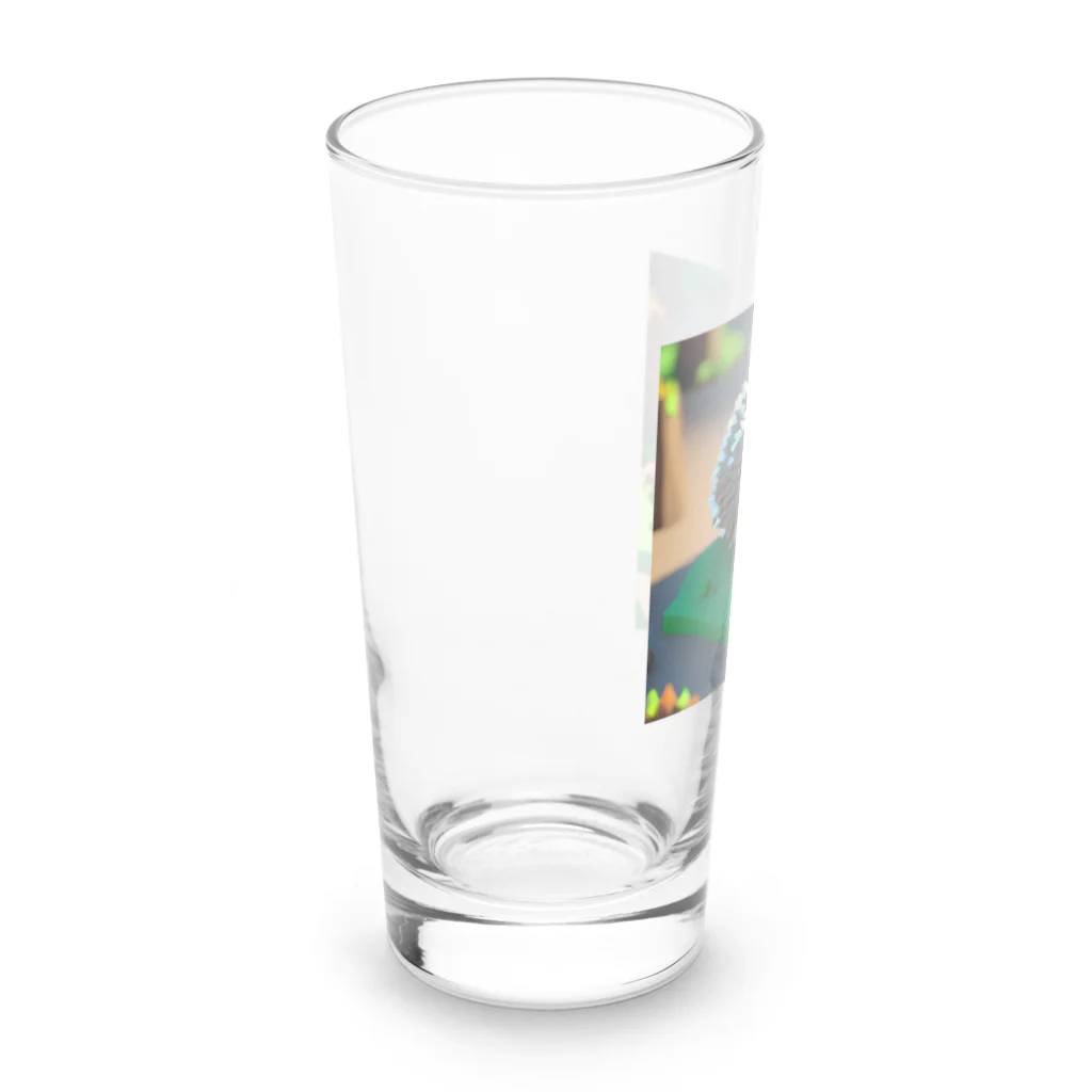 himatoroのマイクラ的なハリネズミ Long Sized Water Glass :left