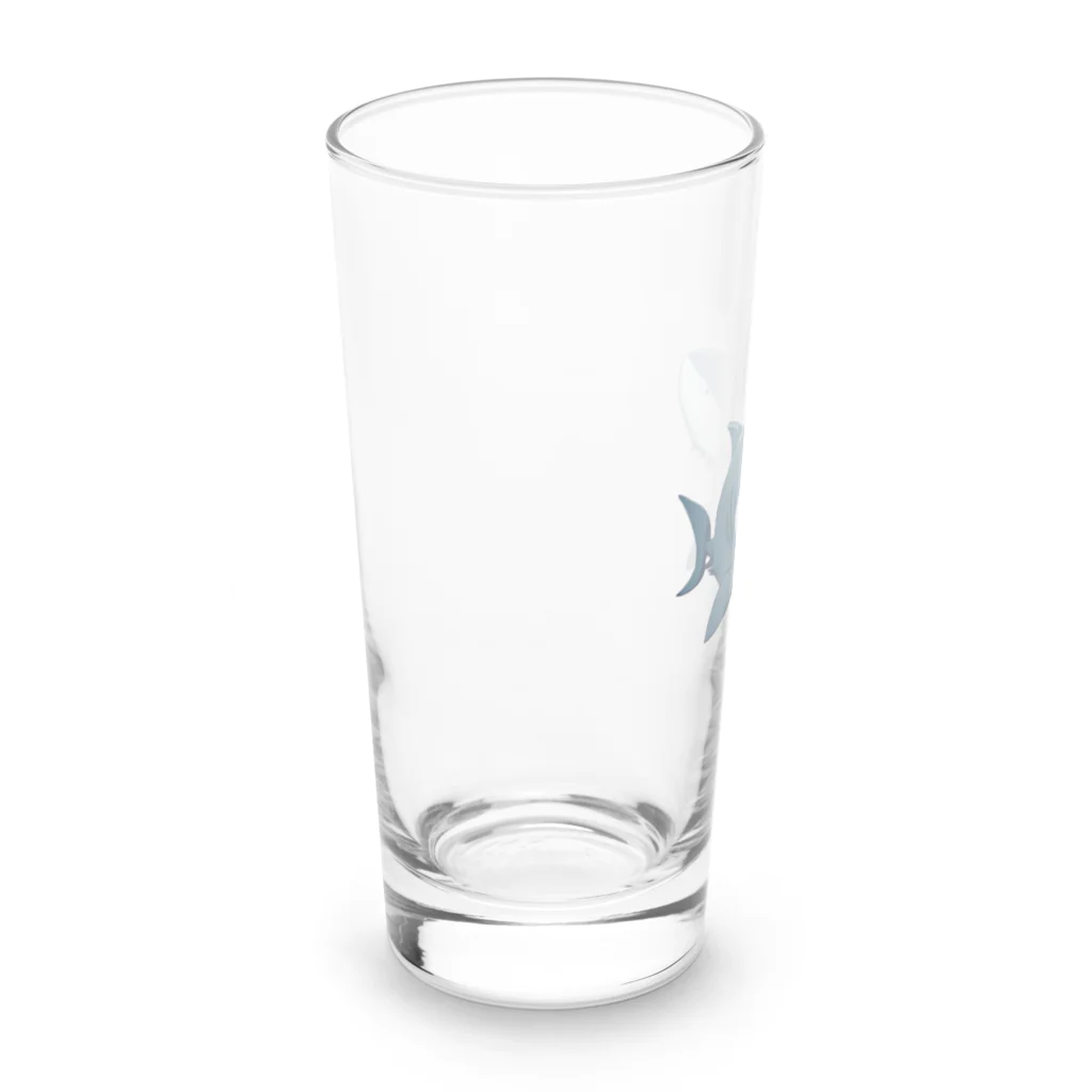 黒猫くんのかわいい鮫 Long Sized Water Glass :left