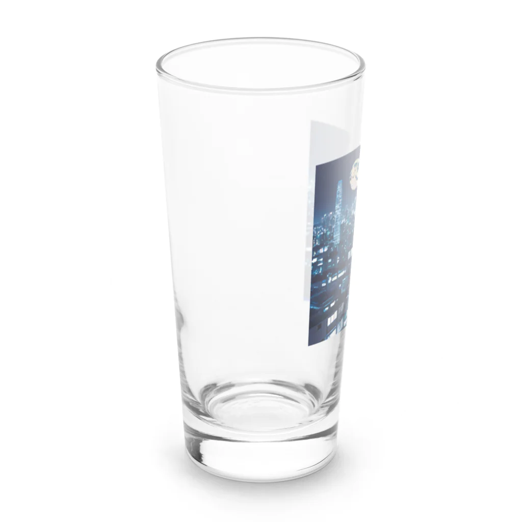 桜ですの月夜侍 Long Sized Water Glass :left