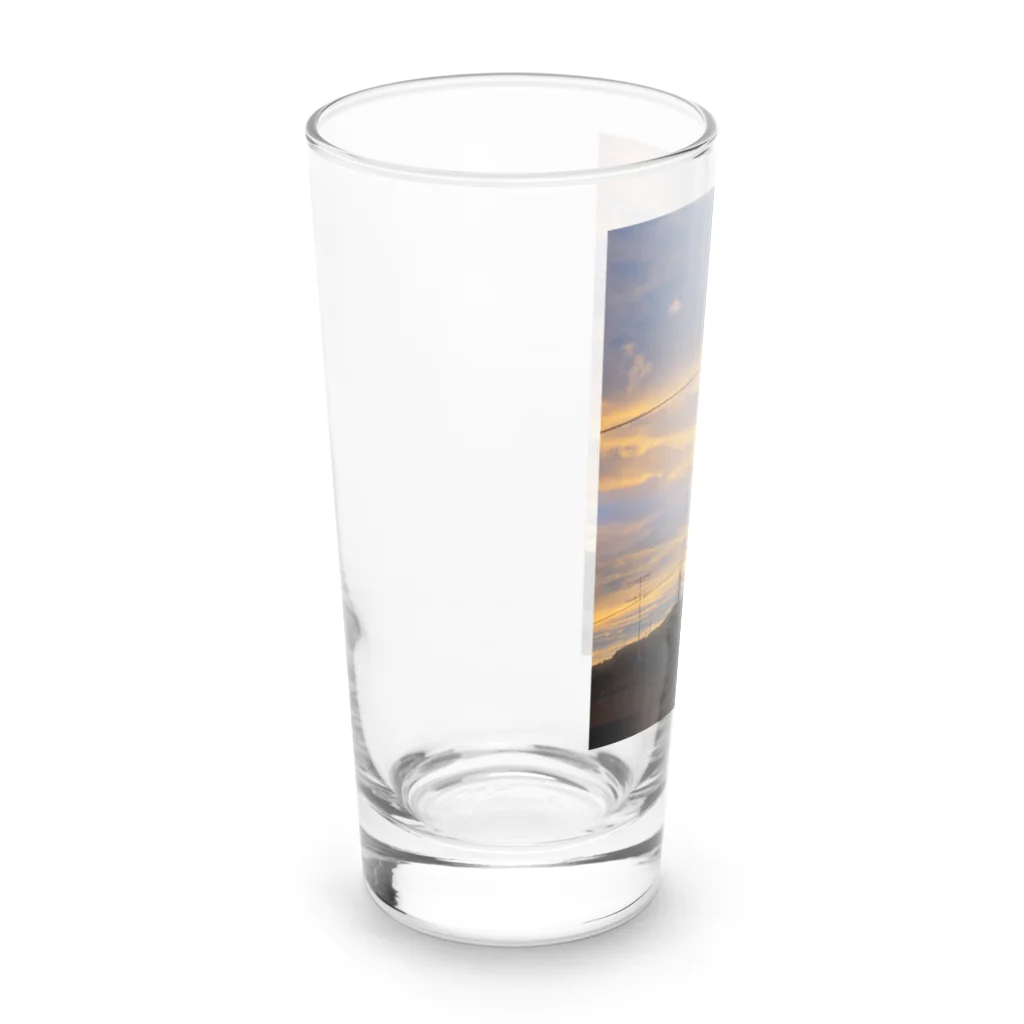 life photo goods shopの夕焼け Long Sized Water Glass :left