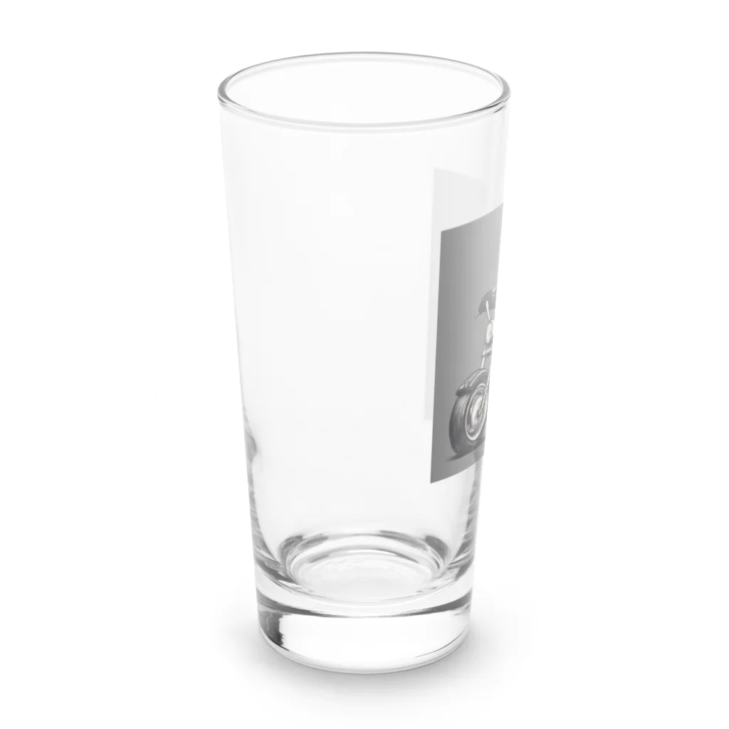 zkunmamaのワイルド黒猫 Long Sized Water Glass :left