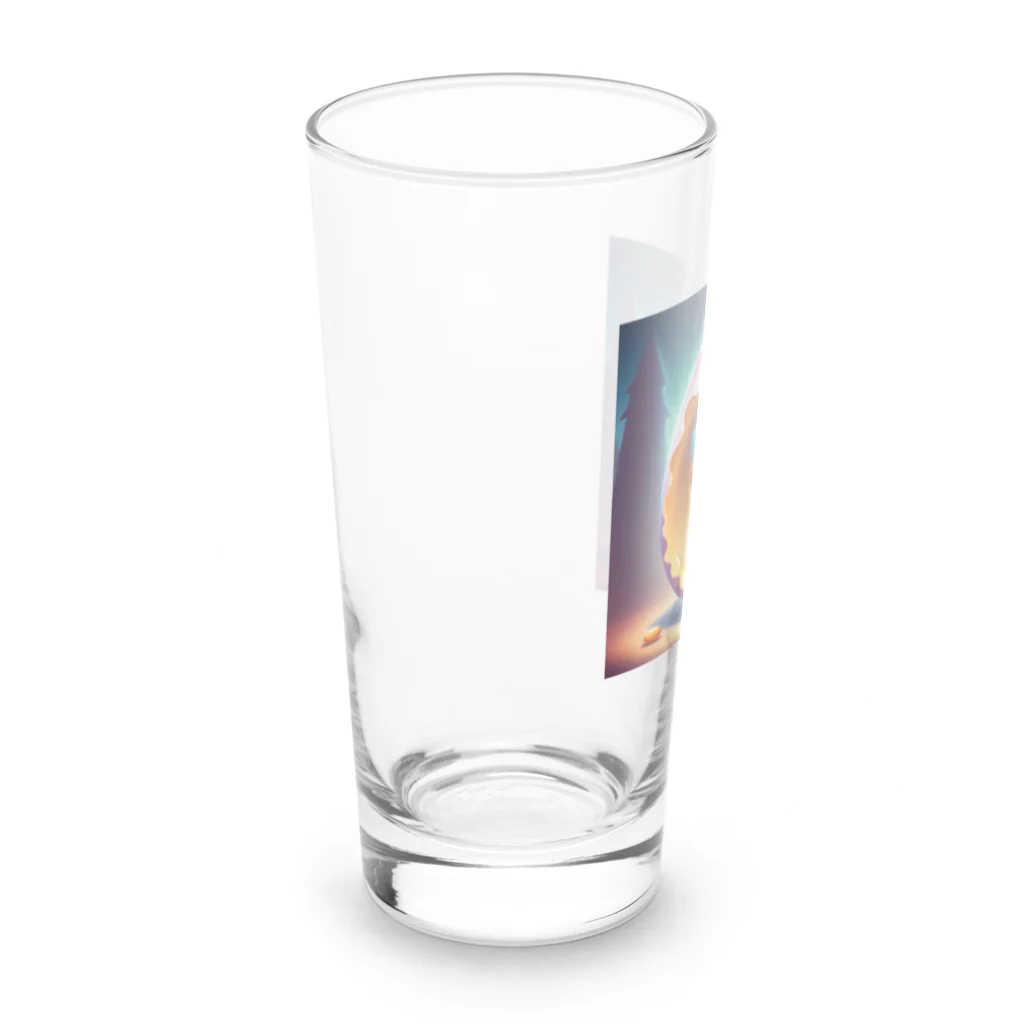 Andyモリの生卵モンスター Long Sized Water Glass :left