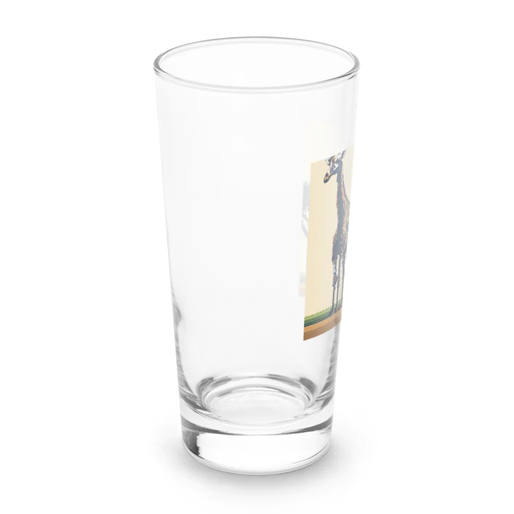 ほっこりグッズBASEのキリンさん Long Sized Water Glass :left