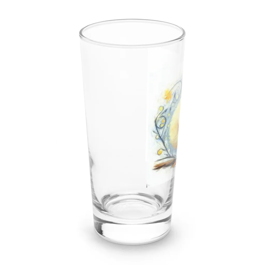 yukikinoの星とかわいいひよこちゃん Long Sized Water Glass :left