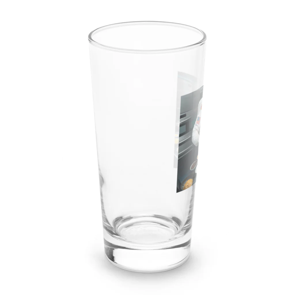 宇宙開発デザイン科のスペースクッキング炒飯編 Long Sized Water Glass :left