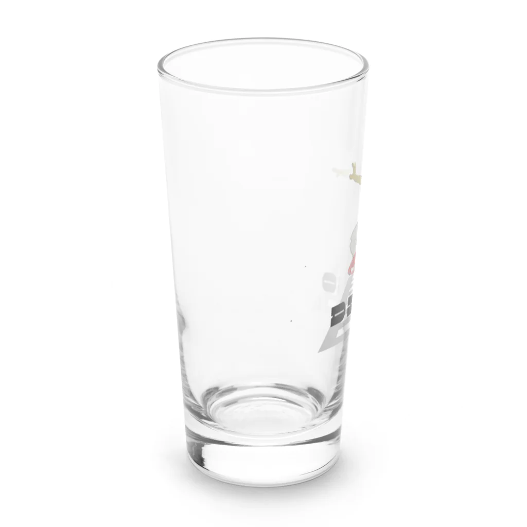 ikurama のDingo君スケボー挑戦！ Long Sized Water Glass :left