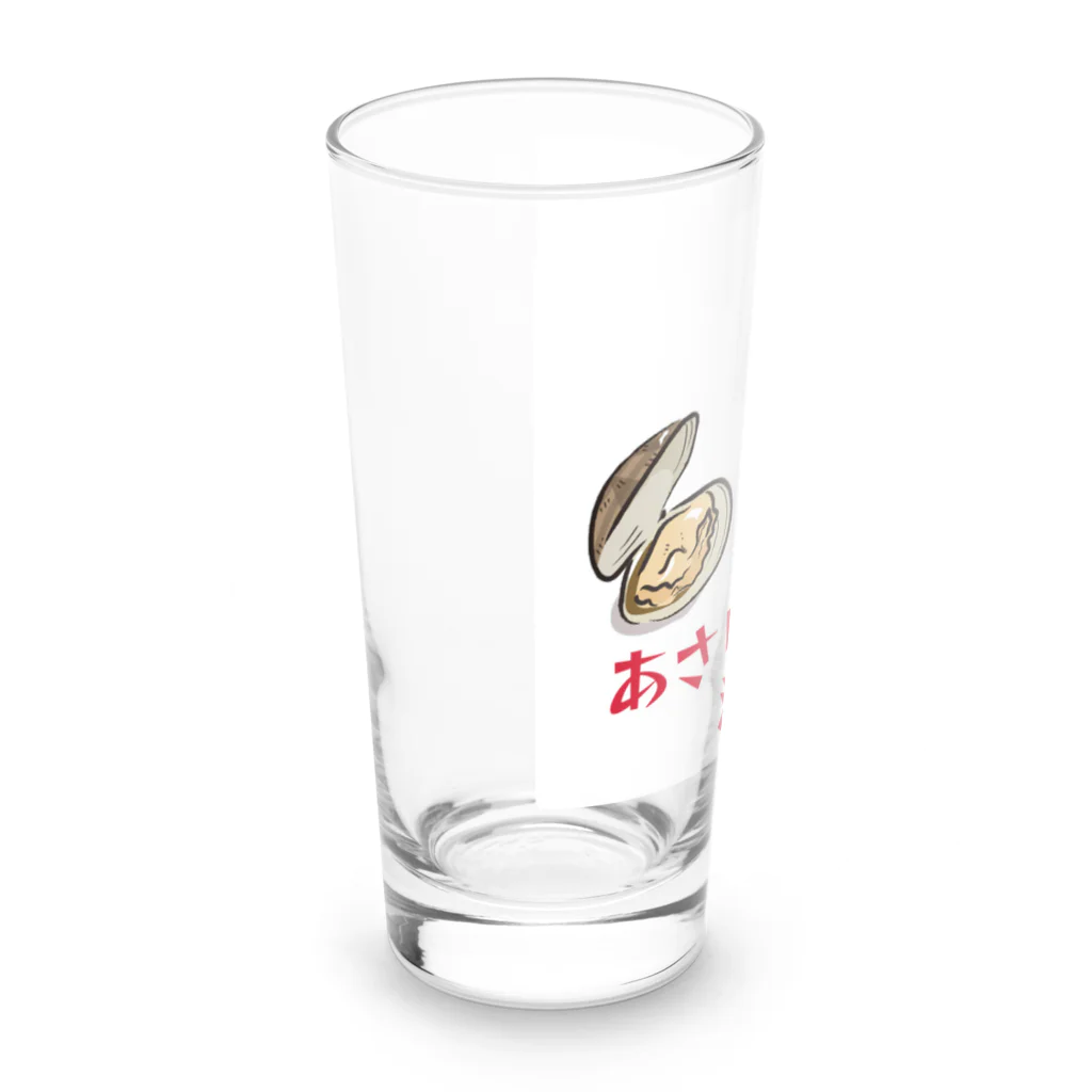 maccha47のあさりは海鮮物！ Long Sized Water Glass :left