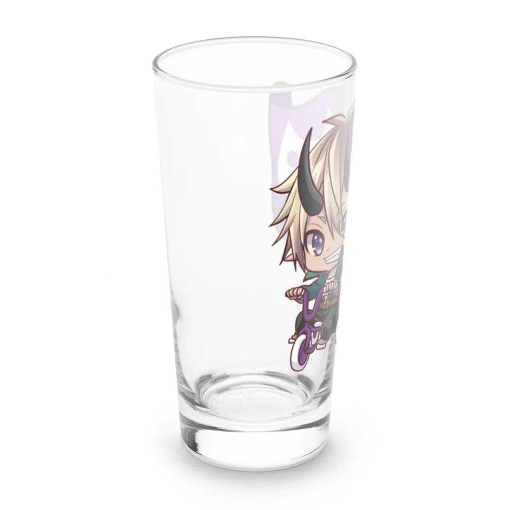 ロキのロキロキ団三輪車アバ雷炎ちゃん Long Sized Water Glass :left