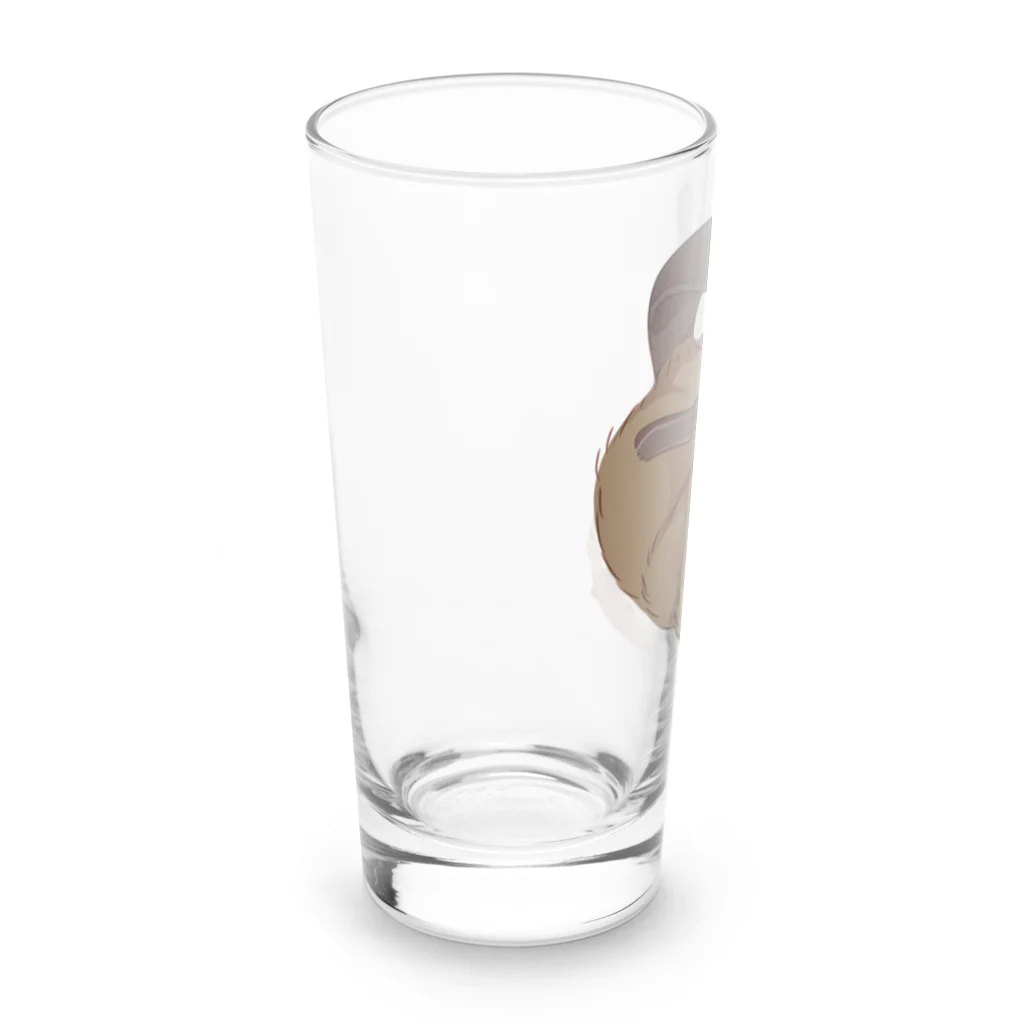 もちもちビーバーのごろごろビーバー Long Sized Water Glass :left