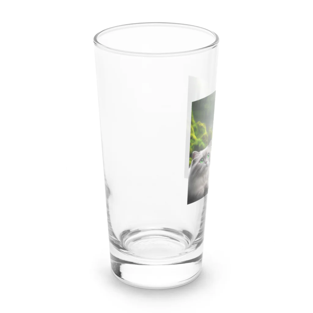 ニャーちゃんショップのレインボーキャット Long Sized Water Glass :left