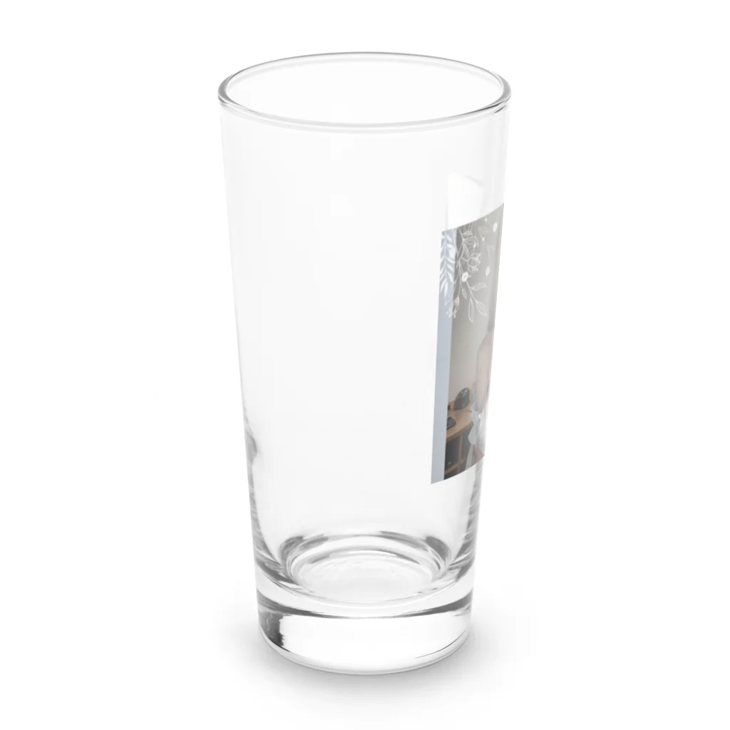 sounya sounyaの美女 図鑑（むにゅっ） Long Sized Water Glass :left