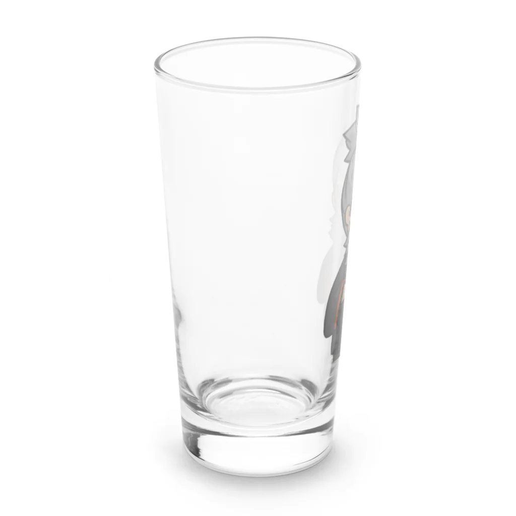 みたらし団子のふたたまちゃんの岩爺（がんじい） Long Sized Water Glass :left
