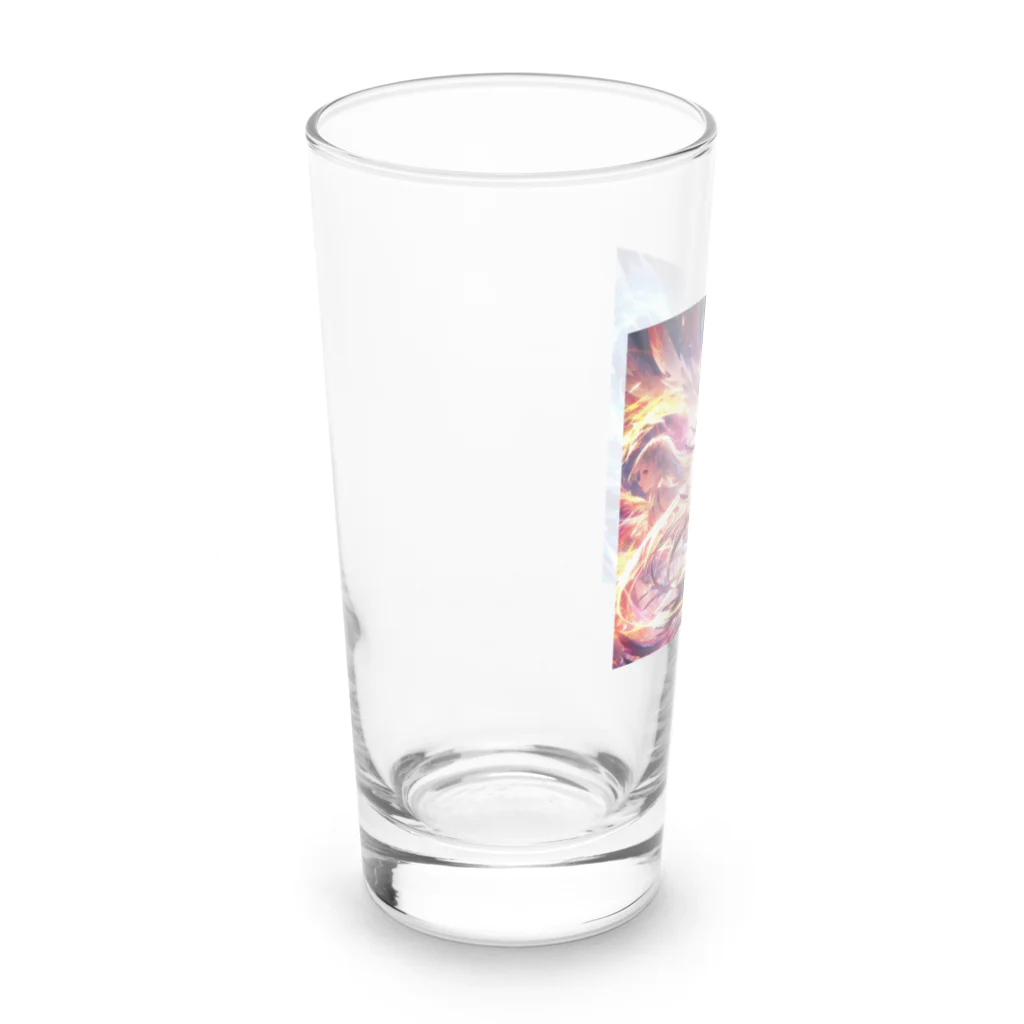 anazawaの白き翼、黒き翼。その手に抱くは愛しの君! Long Sized Water Glass :left