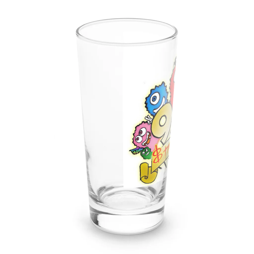 串カツワールドの串カツの妖精クシニョロ（９月４日串カツ記念日） Long Sized Water Glass :left