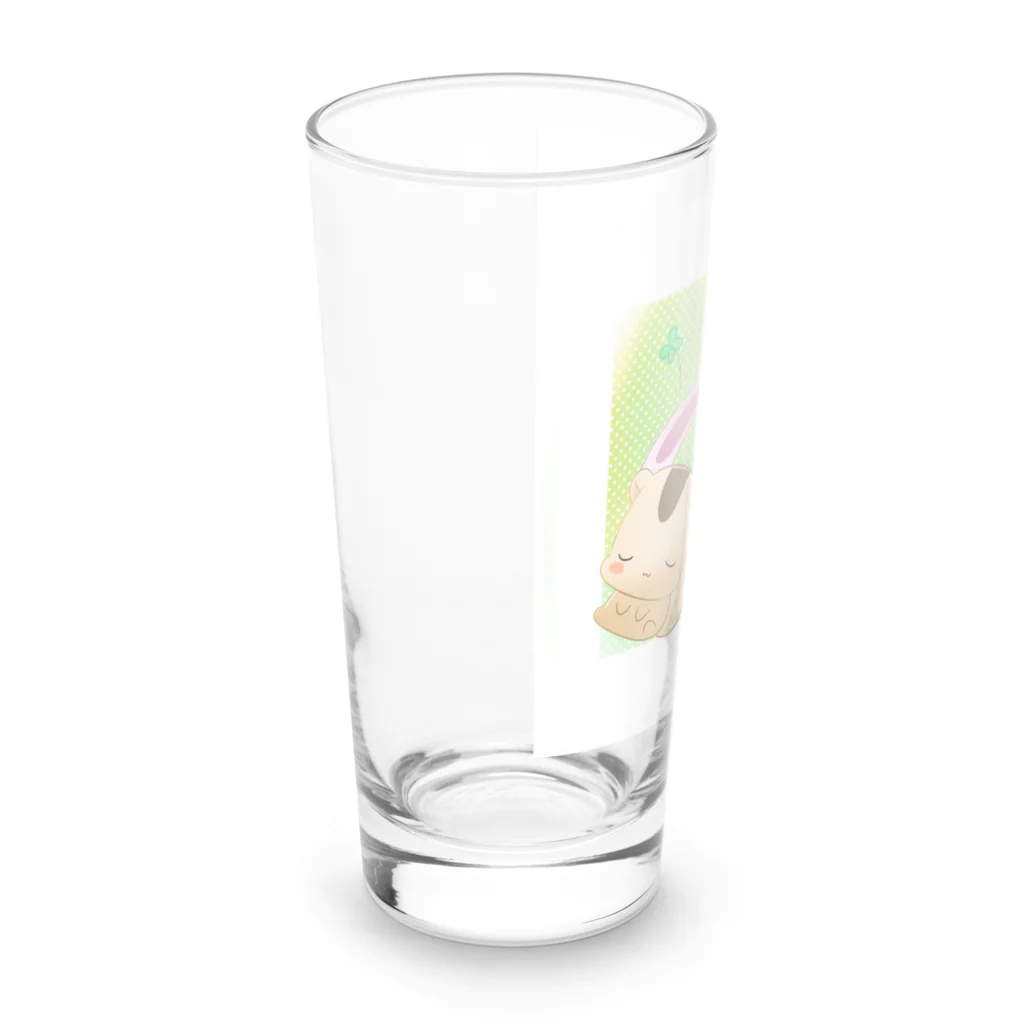 MONACAのお昼寝 うさぎとリス Long Sized Water Glass :left