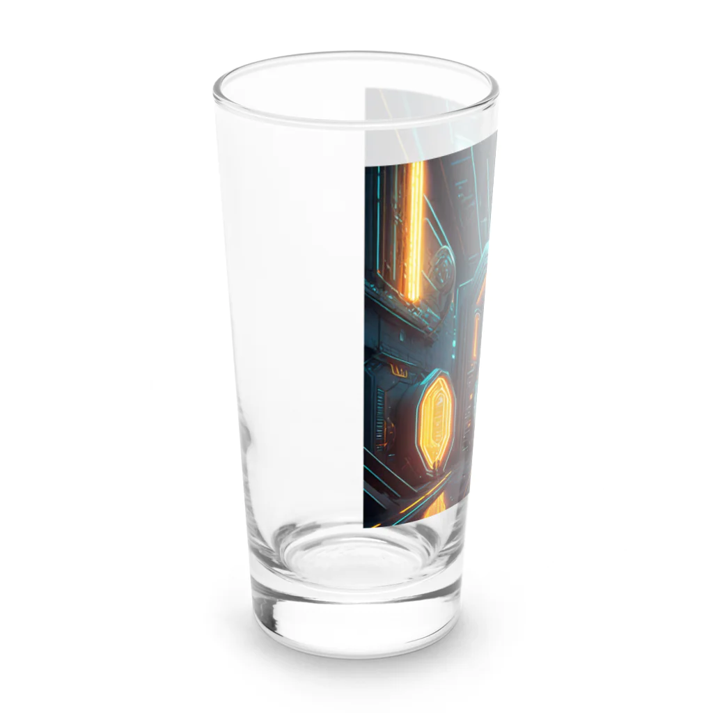 のんびりアート工房のサイバーパンク Long Sized Water Glass :left