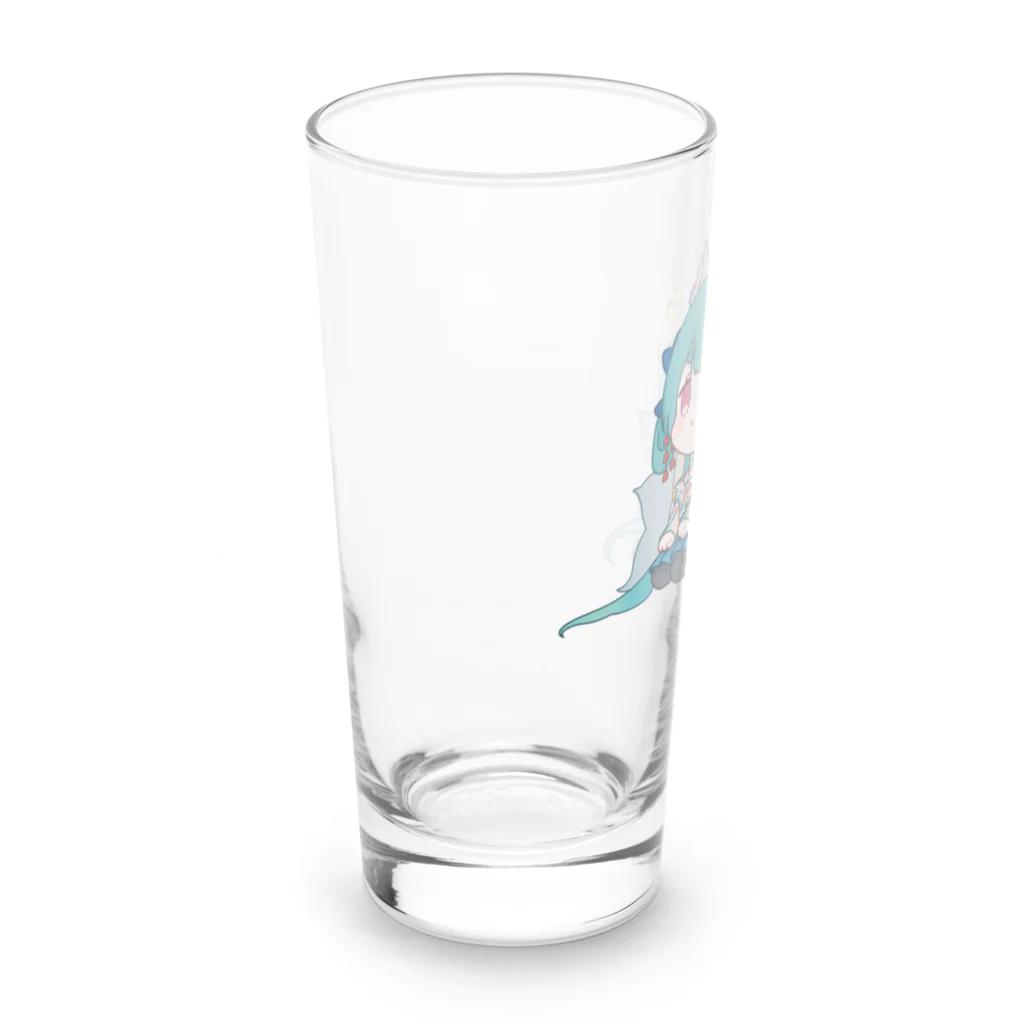 えび天処出張版のまちぼうけおおかみグラス Long Sized Water Glass :left