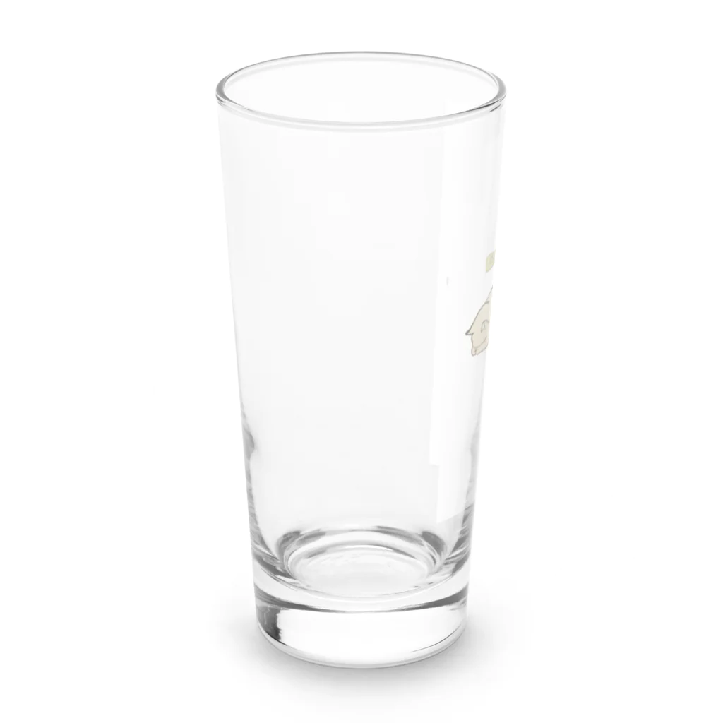 mamitarouの赤ちゃんといっしょ　ねこ　ごめん寝 Long Sized Water Glass :left