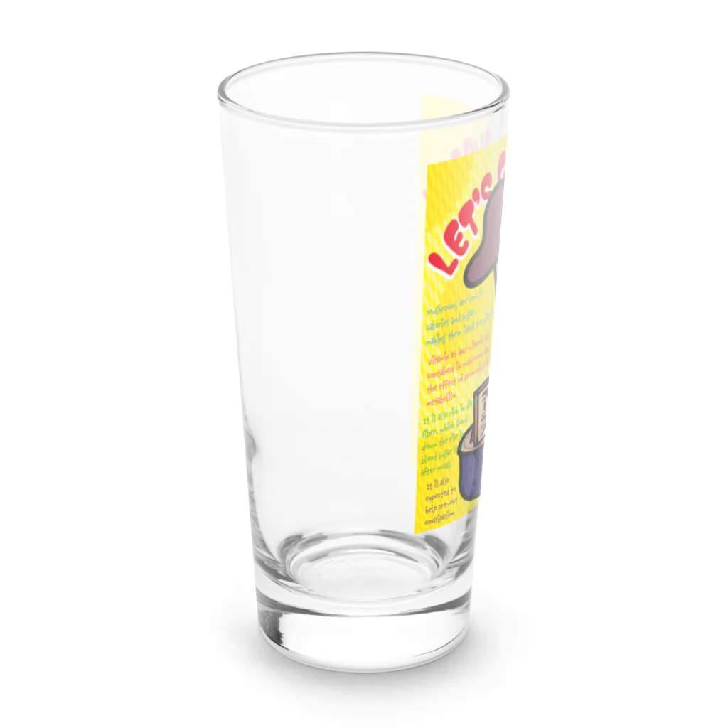 ドレメヒロコの菌糸体胞子(K) Long Sized Water Glass :left