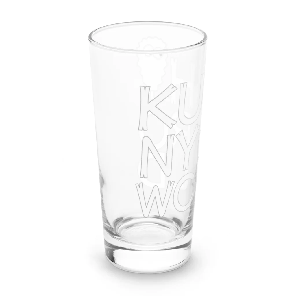 串カツワールドの串カツの妖精クシニョロ（クシニョロワールド） Long Sized Water Glass :left