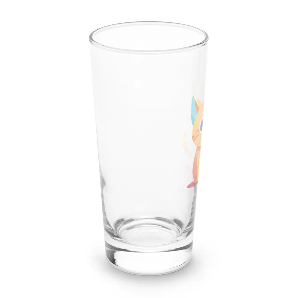 じゅんじゅんのかわ猫(*ΦωΦ*) Long Sized Water Glass :left