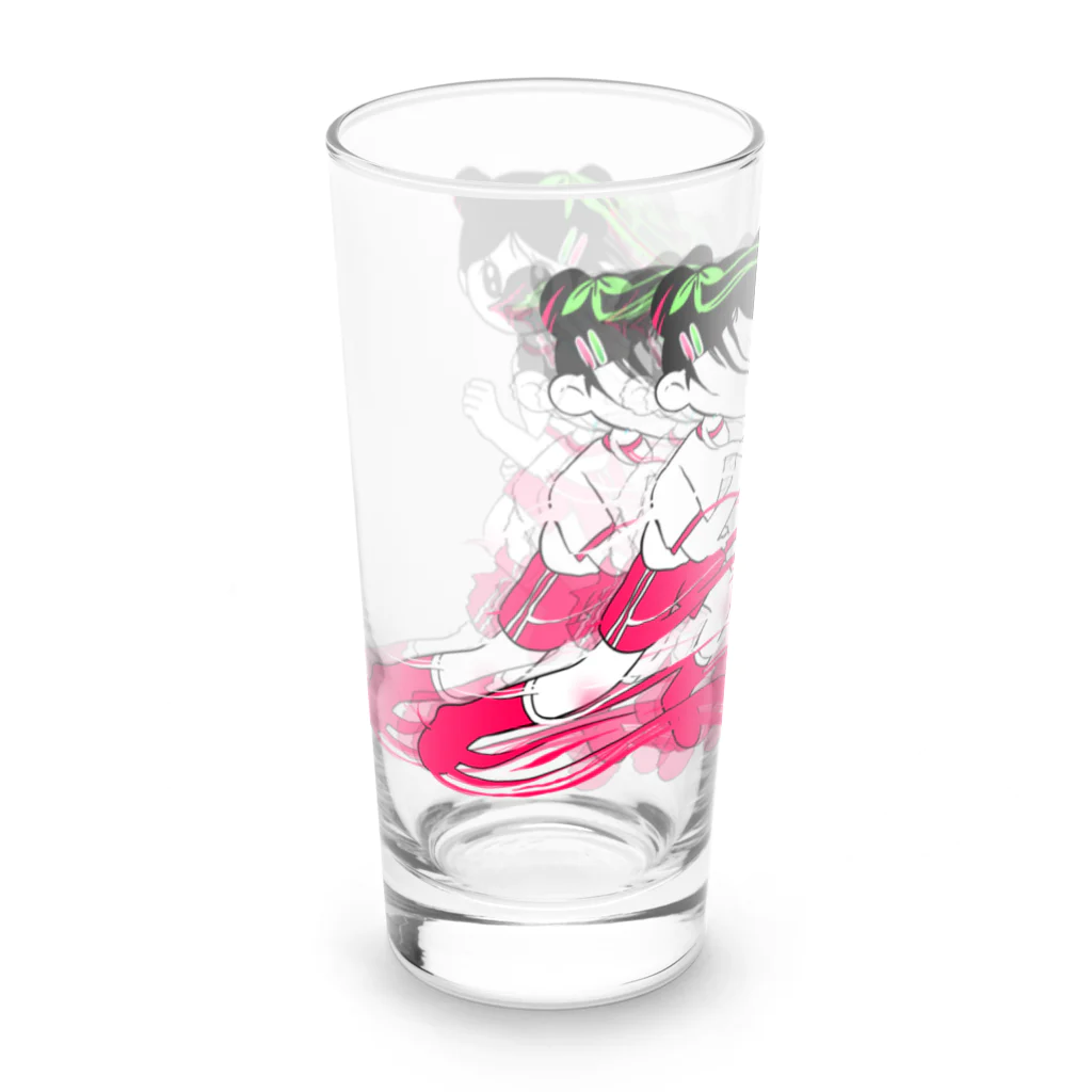 にっこりウズマートの奇跡の瞬間 Long Sized Water Glass :left