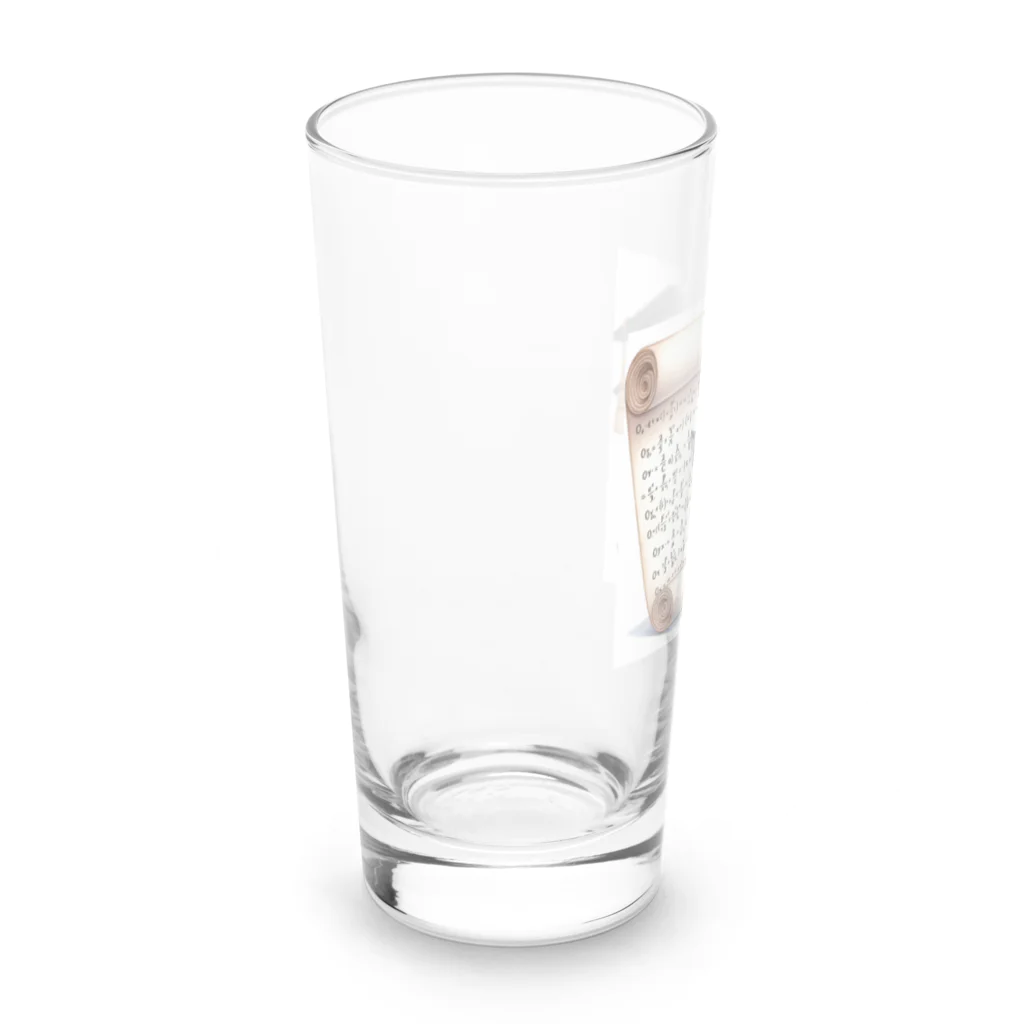 Mathmagicianの数学博士君：魅力あふれる知の冒険者 Long Sized Water Glass :left