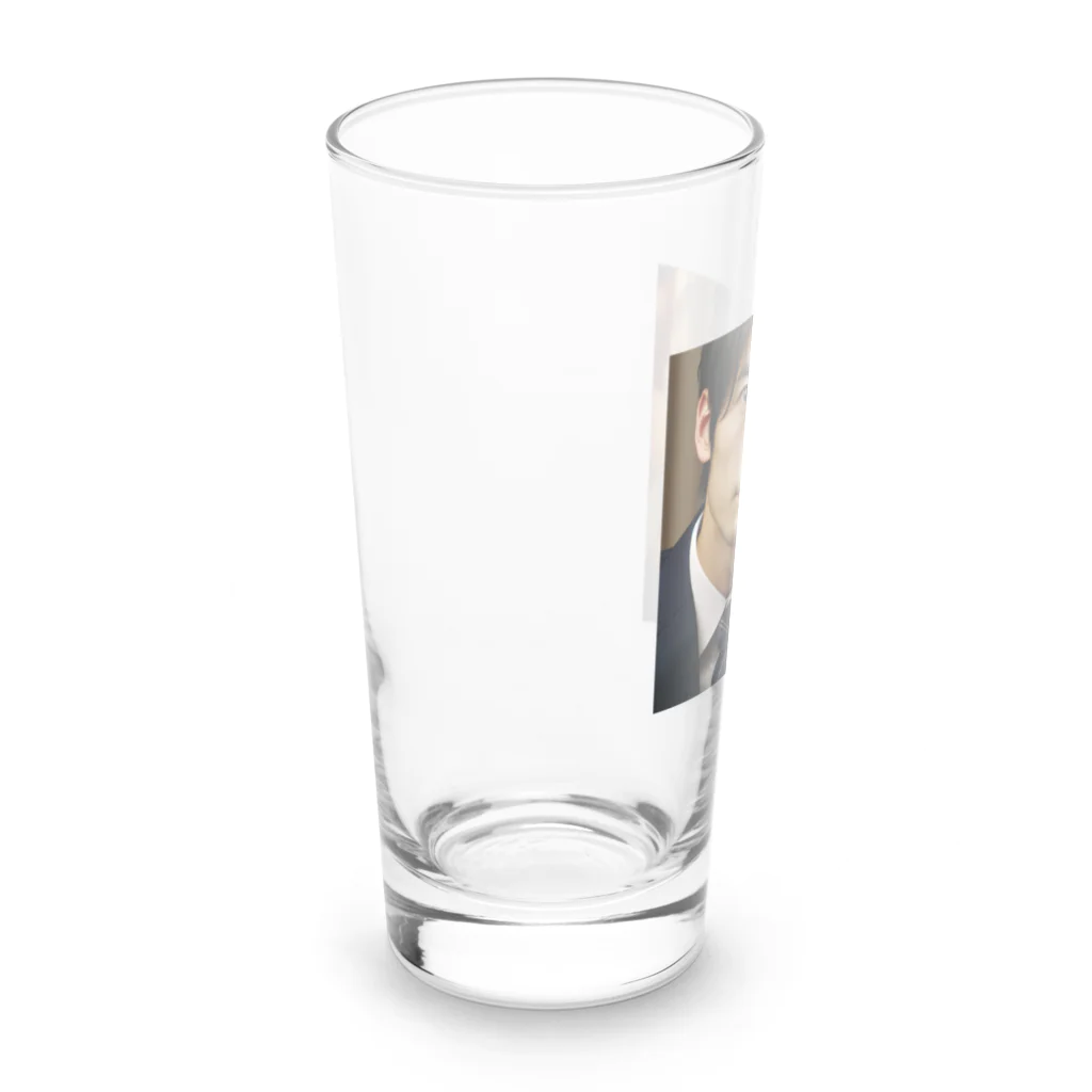 0416artのイケメンサラリーマン Long Sized Water Glass :left