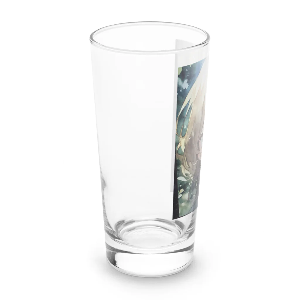 mamichin1122のひまわりで隠す娘 Long Sized Water Glass :left