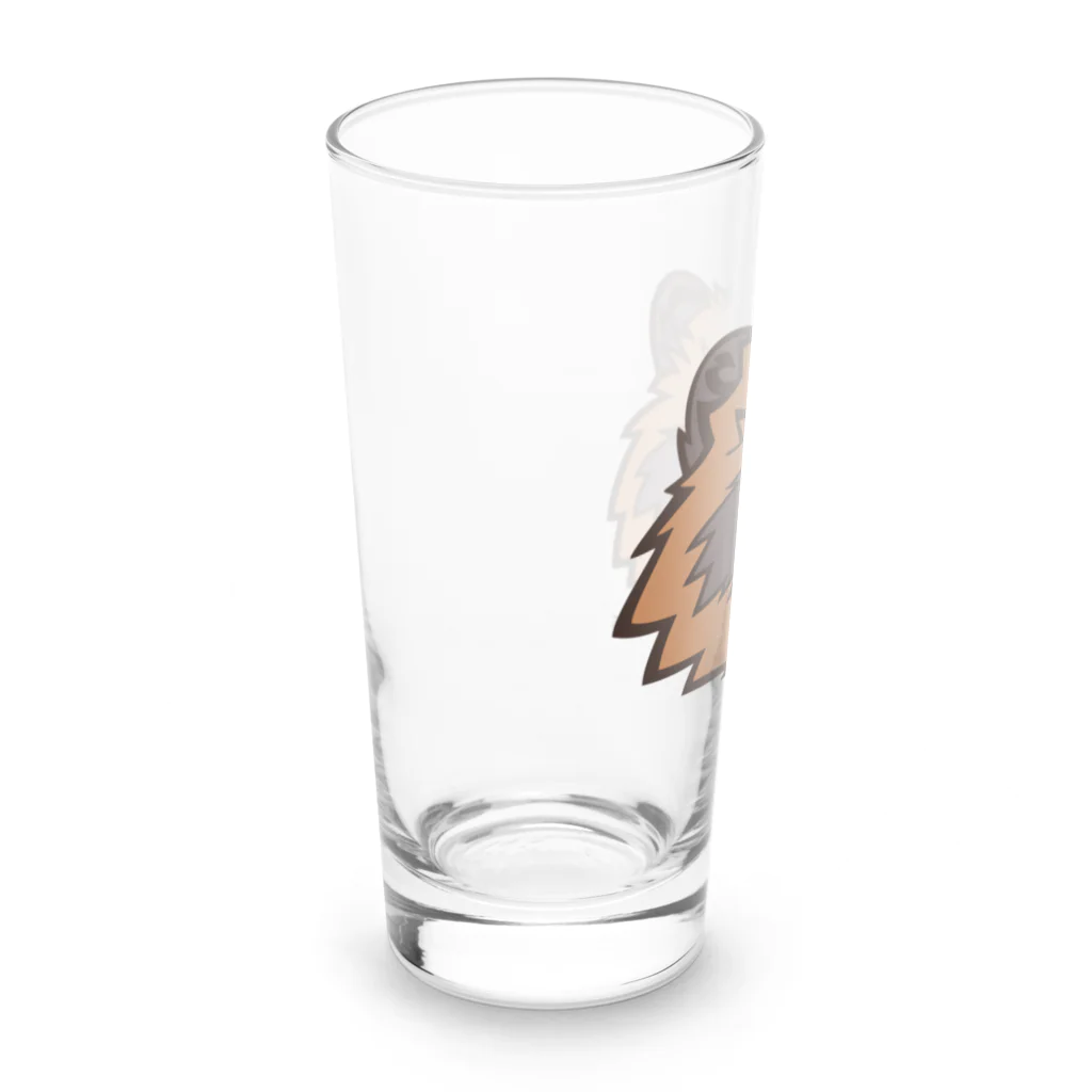 「やさしい民俗学」のたぬきさんのおおきなたぬきさん〈PCWE23W〉 Long Sized Water Glass :left