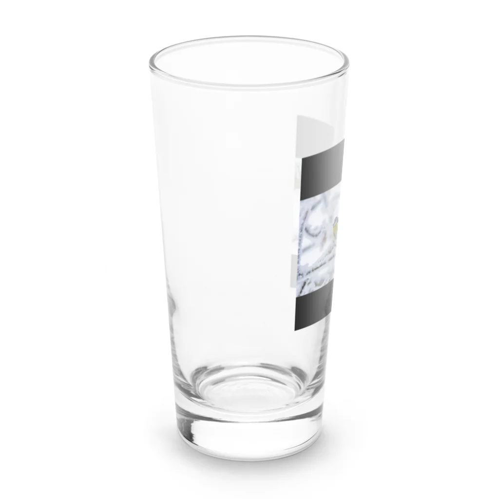 Zeceの冬の鳥 Long Sized Water Glass :left