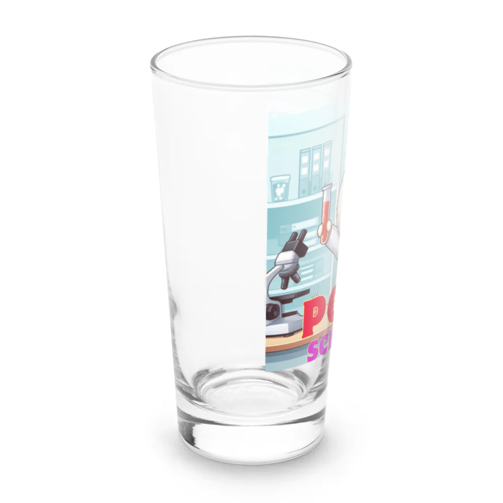Pom-Dog'sのポメサイエンティスト Long Sized Water Glass :left