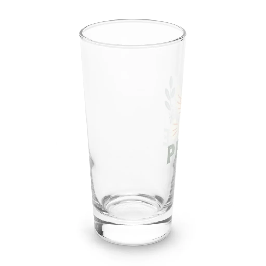 アメーバ2世の平和のハト Long Sized Water Glass :left