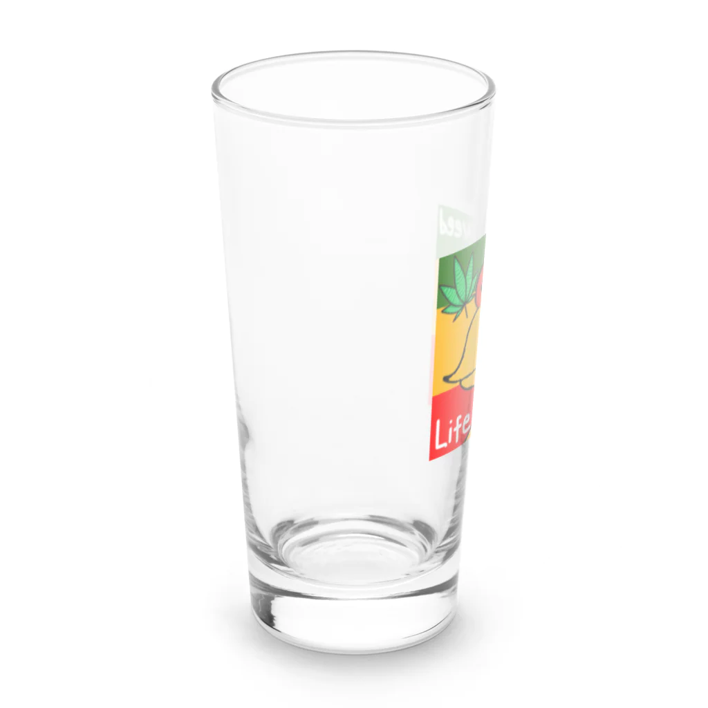 オーガニックやきうのWEEDお兄さん Long Sized Water Glass :left