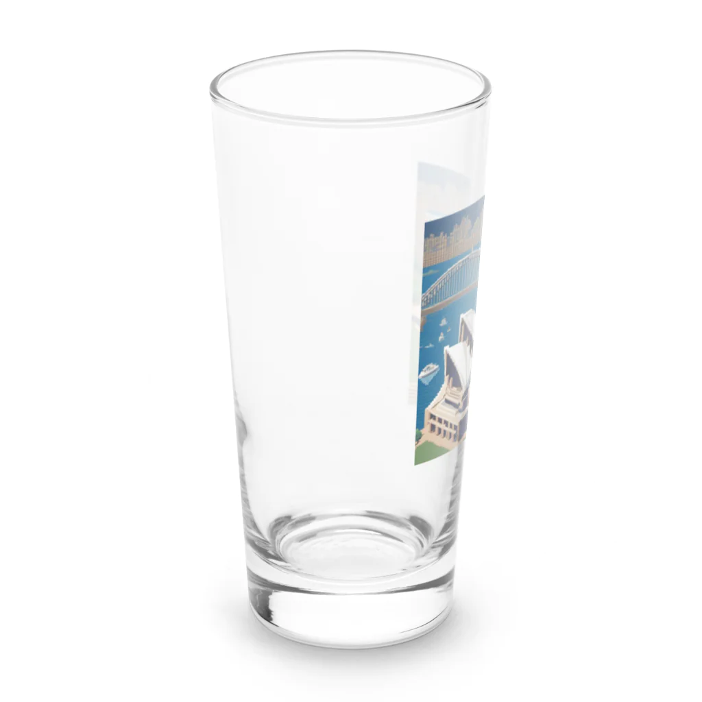 だいすけのシドニーオペラハウス Long Sized Water Glass :left