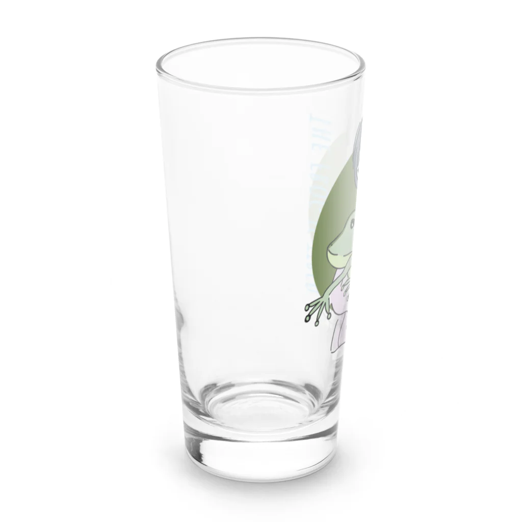 chicodeza by suzuriのカエル好きな女の子 Long Sized Water Glass :left