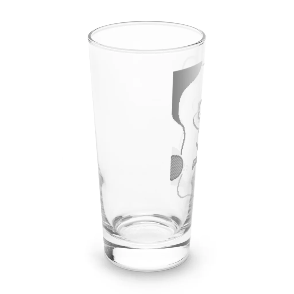 Pixel PeaceのRose　Monotone Long Sized Water Glass :left