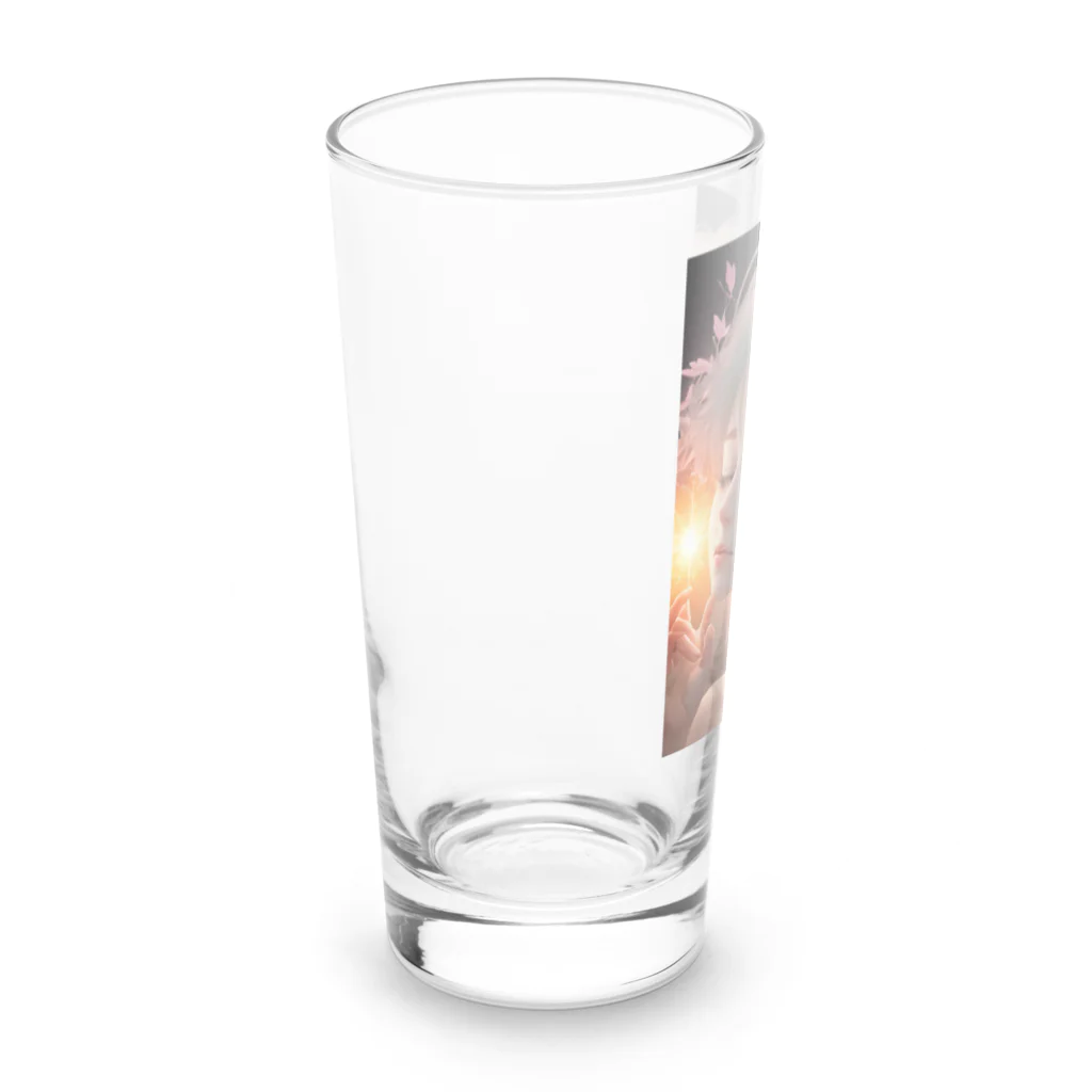 tehi4649の考える女性 Long Sized Water Glass :left