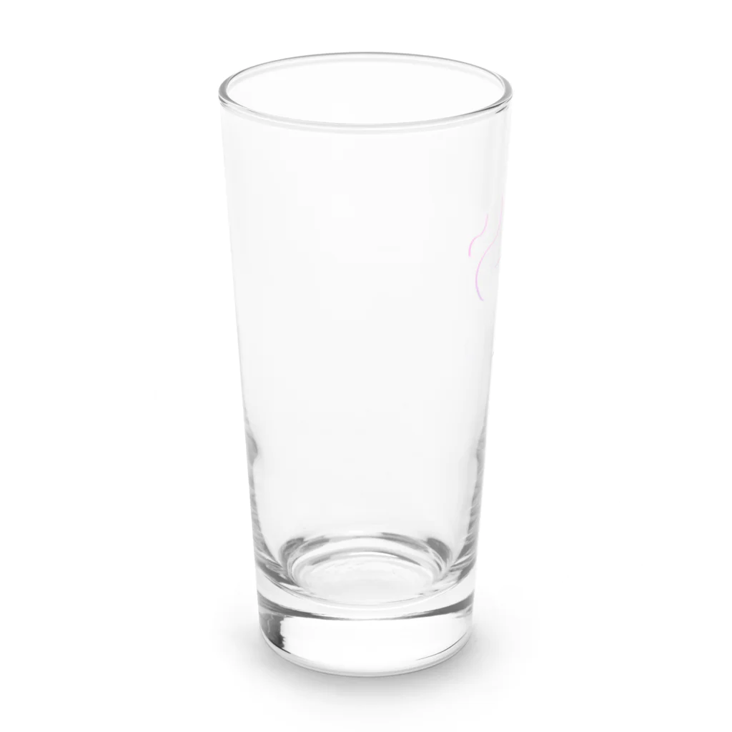 ウイスキー女子のお店やさんの酔い夢をカラー Long Sized Water Glass :left