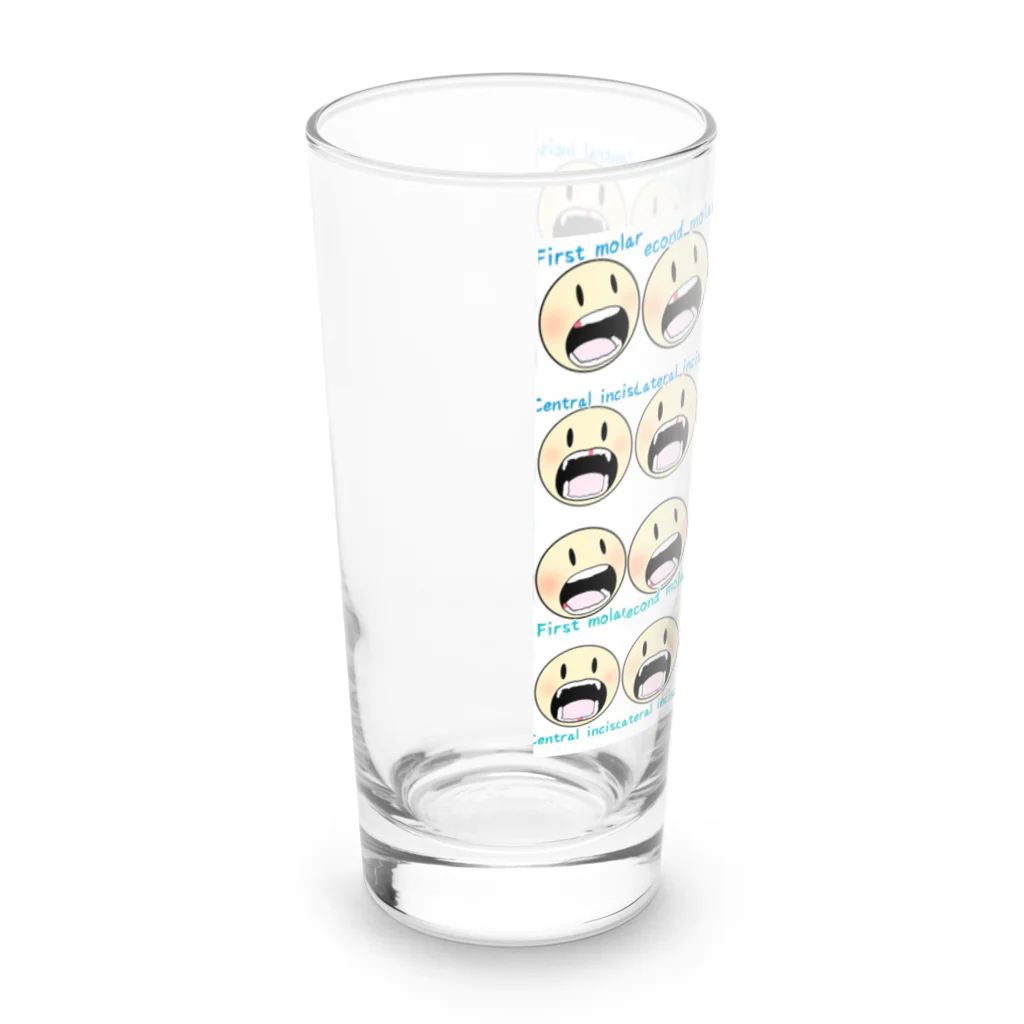 Osoro DesignのCherish family memories（Baby teeth） Long Sized Water Glass :left