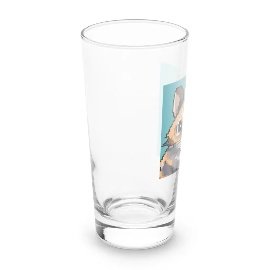 koba777のドット絵デグー Long Sized Water Glass :left