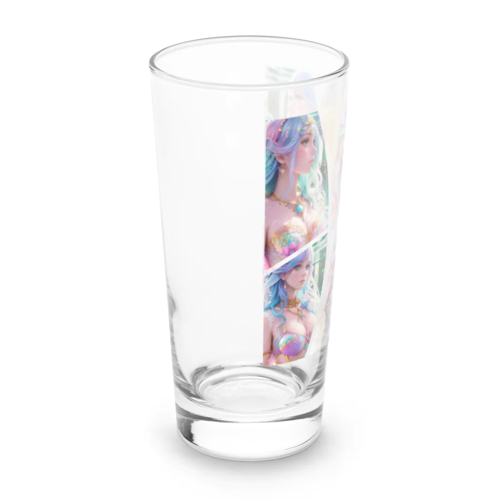 💖宇宙整体♪🌈♪こころからだチャンネル♪💖のhealing mermaid WORLD Long Sized Water Glass :left