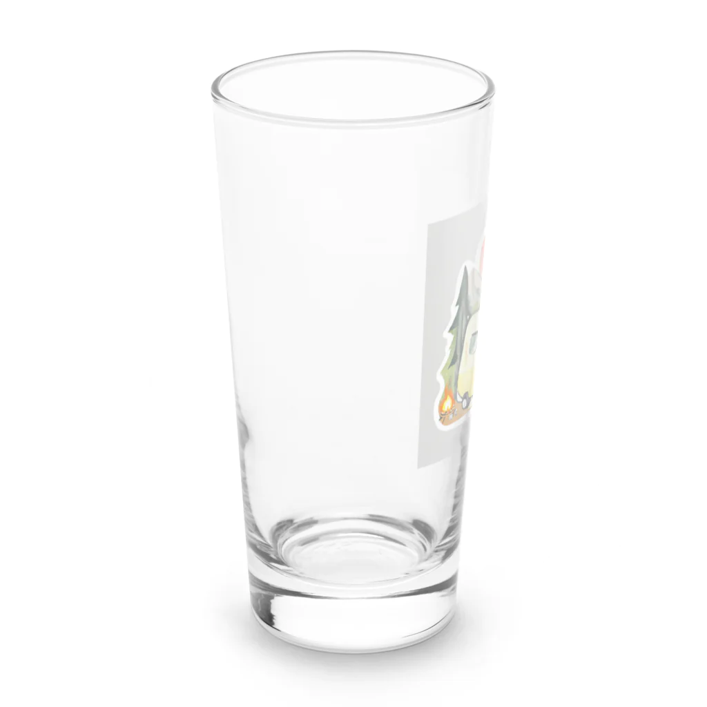 kozik01のおしゃれキャンプイラスト Long Sized Water Glass :left