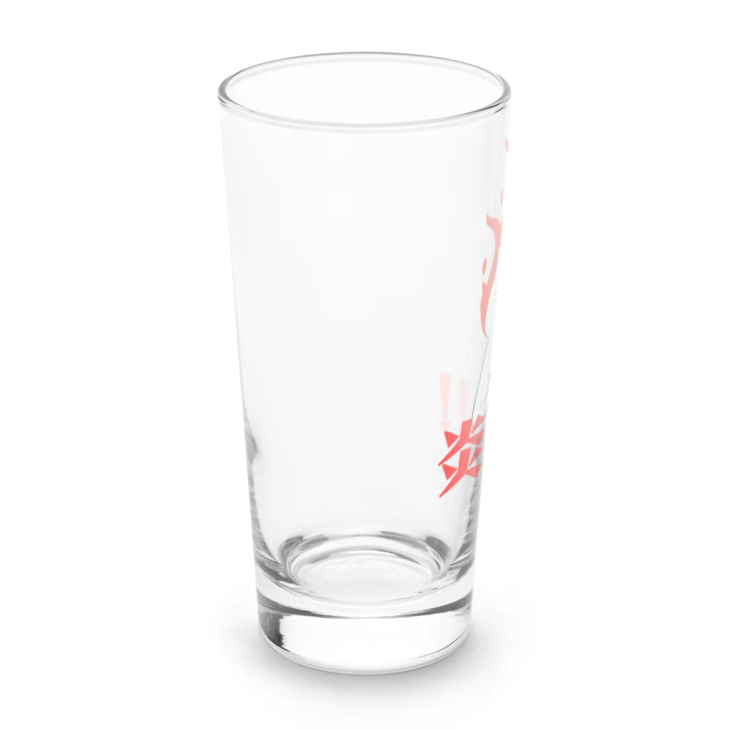 ZONT-13_SUの炎上猫 Long Sized Water Glass :left