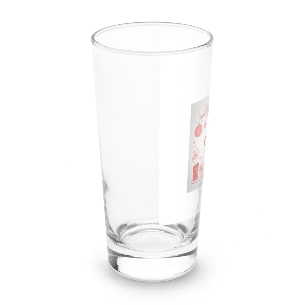 pinetreeのクリスマス２ Long Sized Water Glass :left